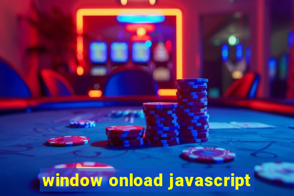 window onload javascript